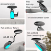 WhaleFlow™ Modern LED Bathroom Faucet – Pull-Out, Hot & Cold, Rotating, Single Handle