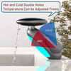 WhaleFlow™ Modern LED Bathroom Faucet – Pull-Out, Hot & Cold, Rotating, Single Handle