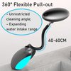 WhaleFlow™ Modern LED Bathroom Faucet – Pull-Out, Hot & Cold, Rotating, Single Handle
